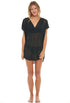 SHORT SLEEVE TUNIC WITH HOODIE - GOFRET